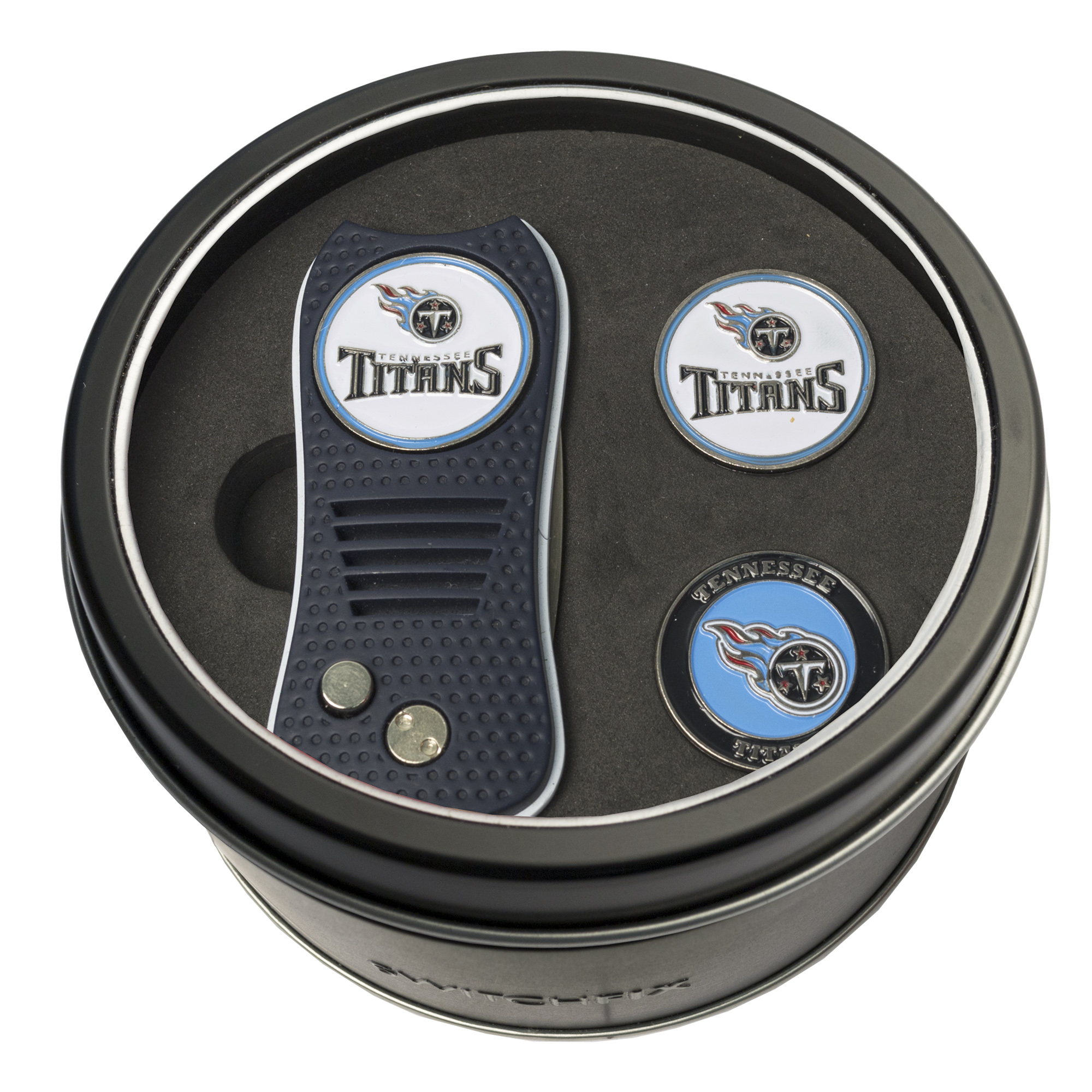 Tennessee Titans Switchfix + 2 Ball Marker Tin Gift Set