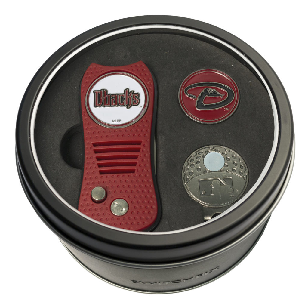 Arizona Diamondbacks Switchfix + Cap Clip + Ball Marker Tin Gift Set