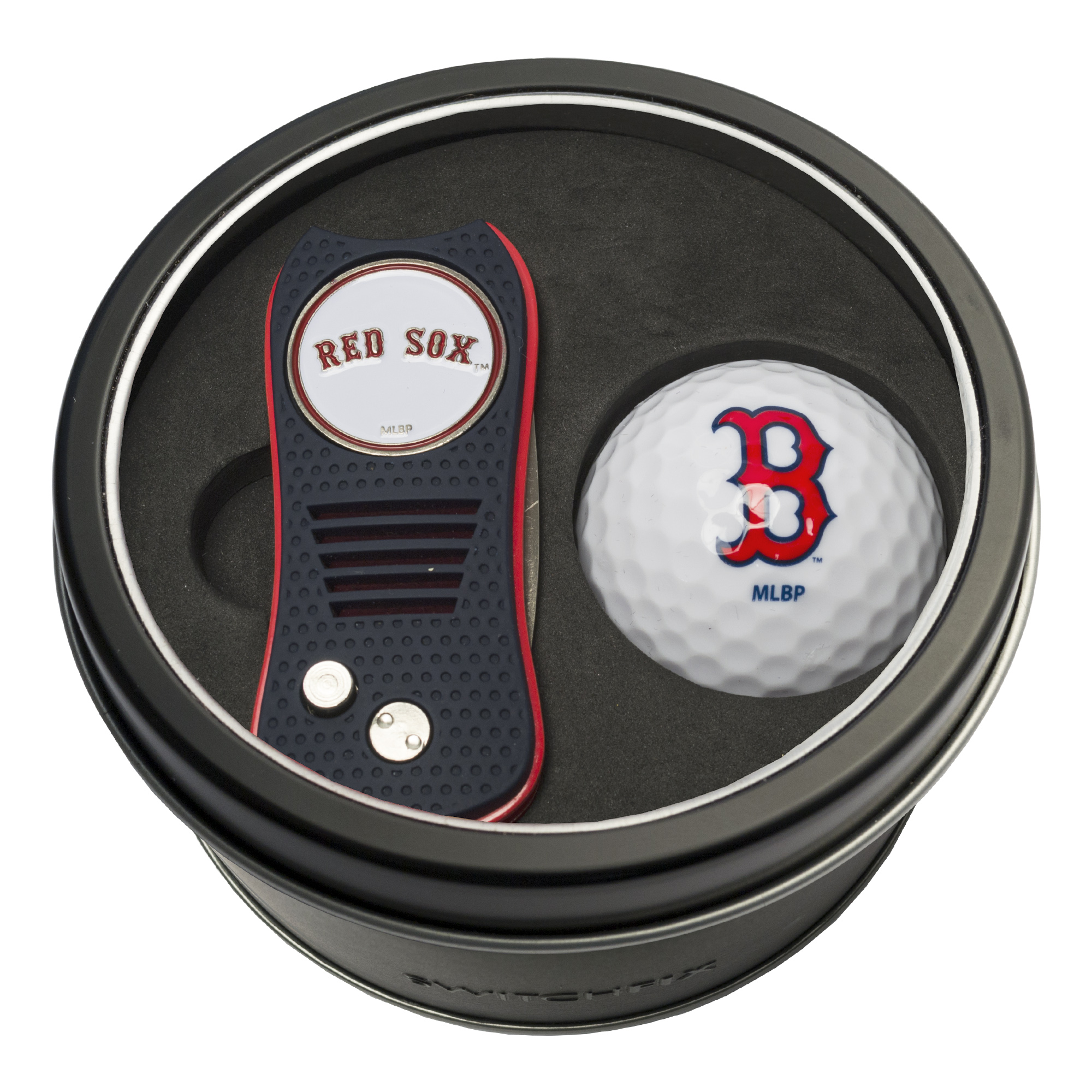 Boston Red Sox Switchfix + Golf Ball Tin Gift Set