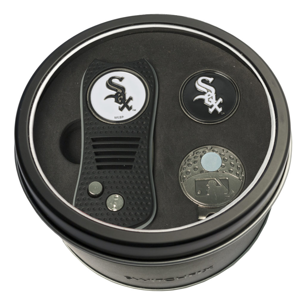 Chicago White Sox Switchfix + Cap Clip + Ball Marker Tin Gift Set