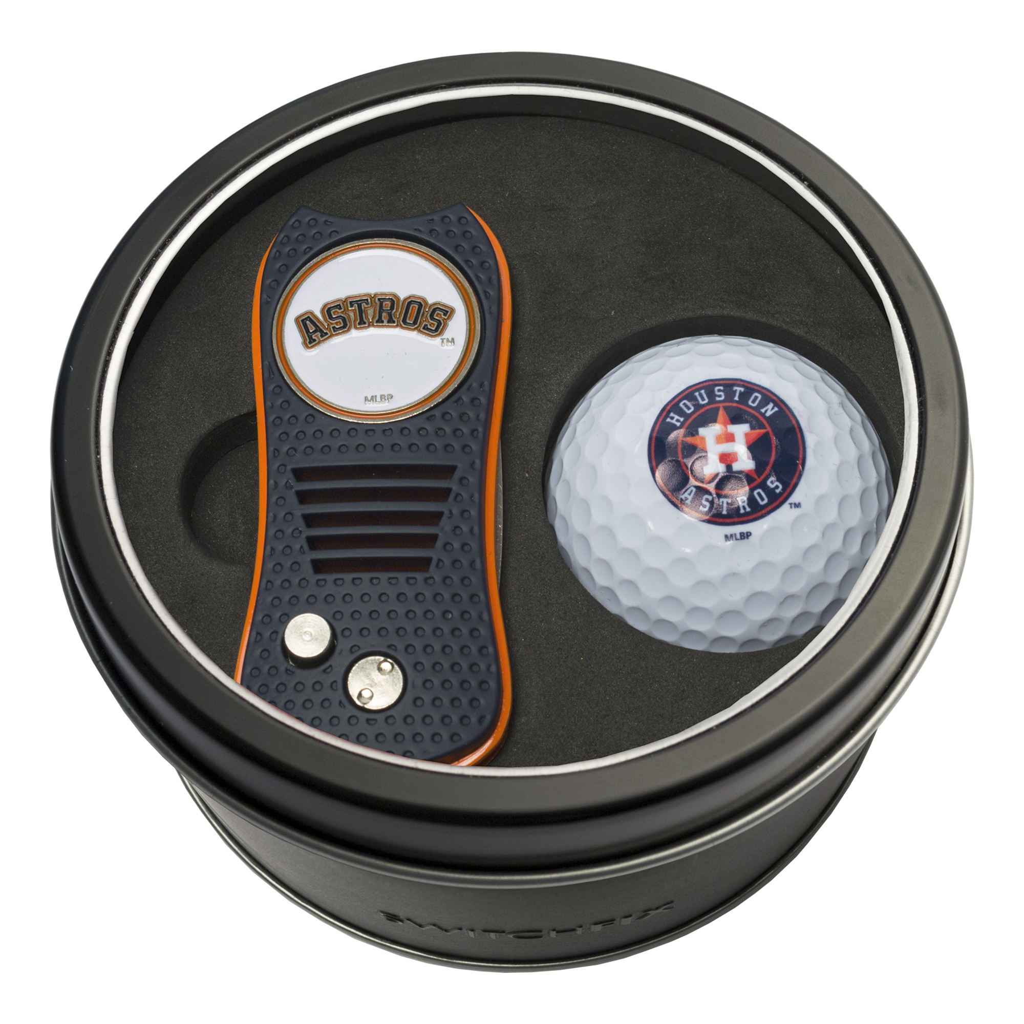 Houston Astros Switchfix + Golf Ball Tin Gift Set