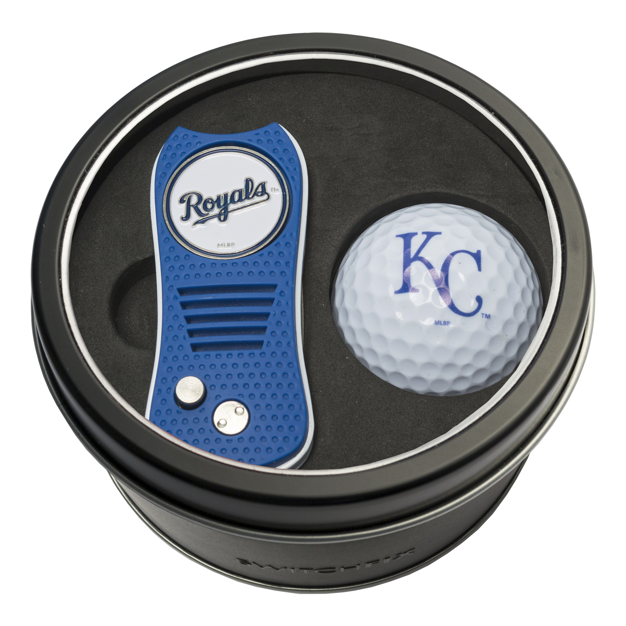 Kansas City Royals Switchfix + Golf Ball Tin Gift Set