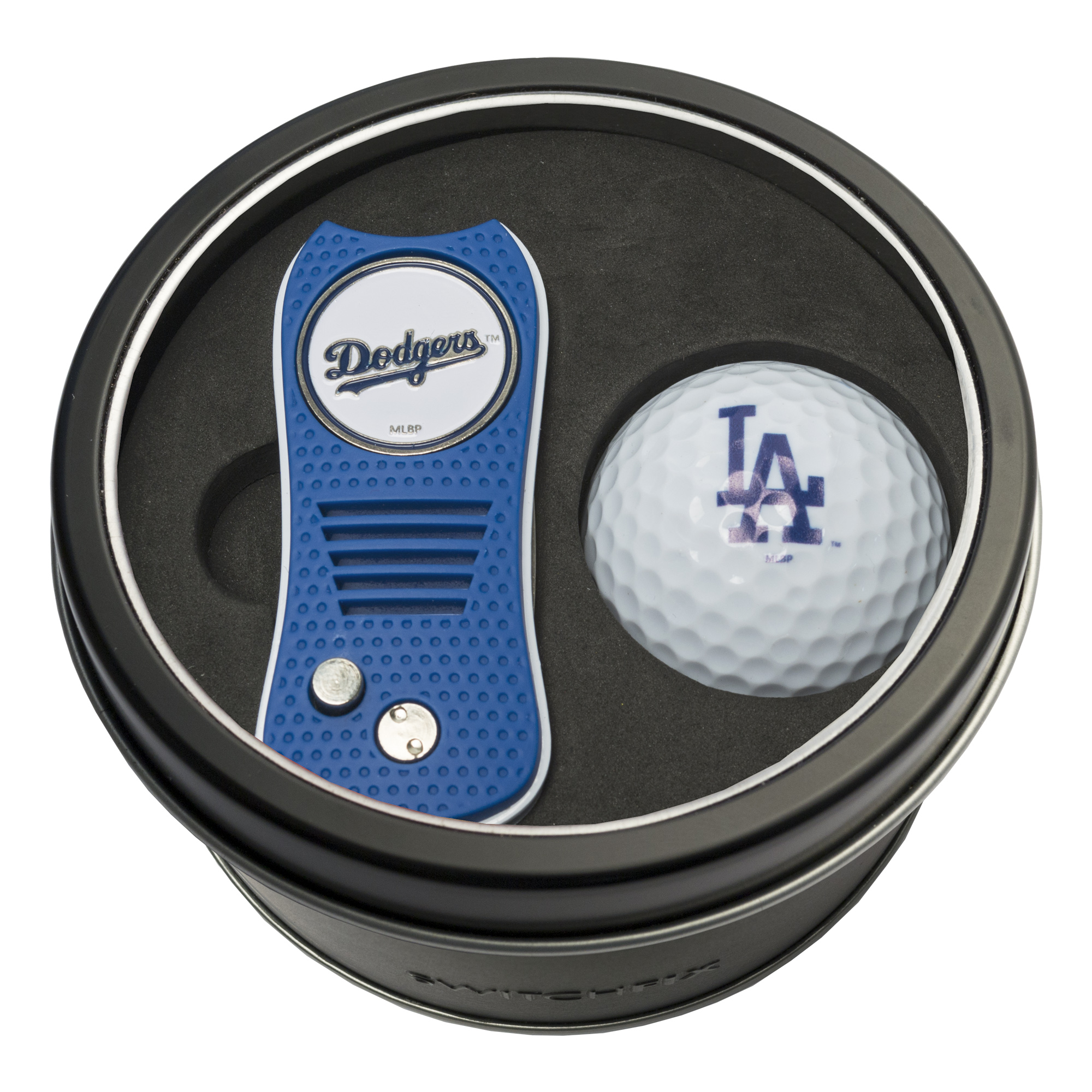 Los Angeles Dodgers Switchfix + Golf Ball Tin Gift Set