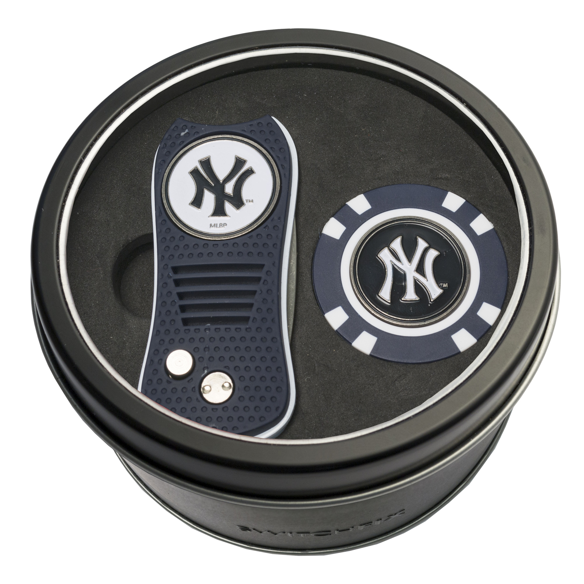 New York Yankees Switchfix + Golf Chip Tin Gift Set