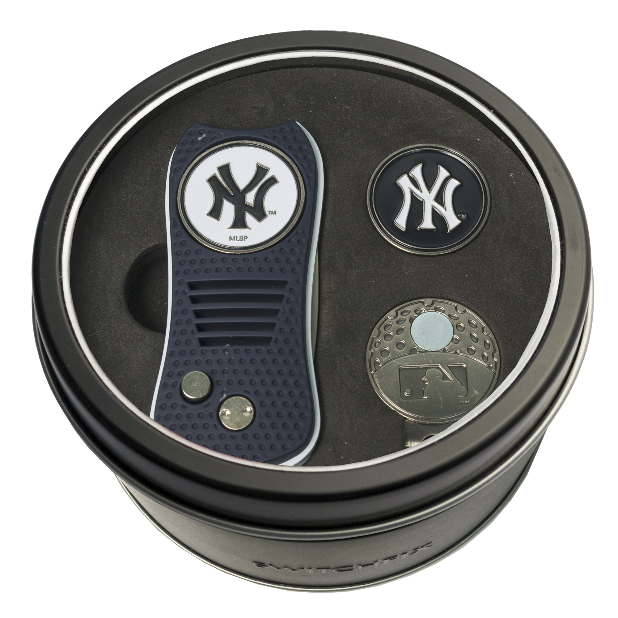 New York Yankees Switchfix + Cap Clip + Ball Marker Tin Gift Set