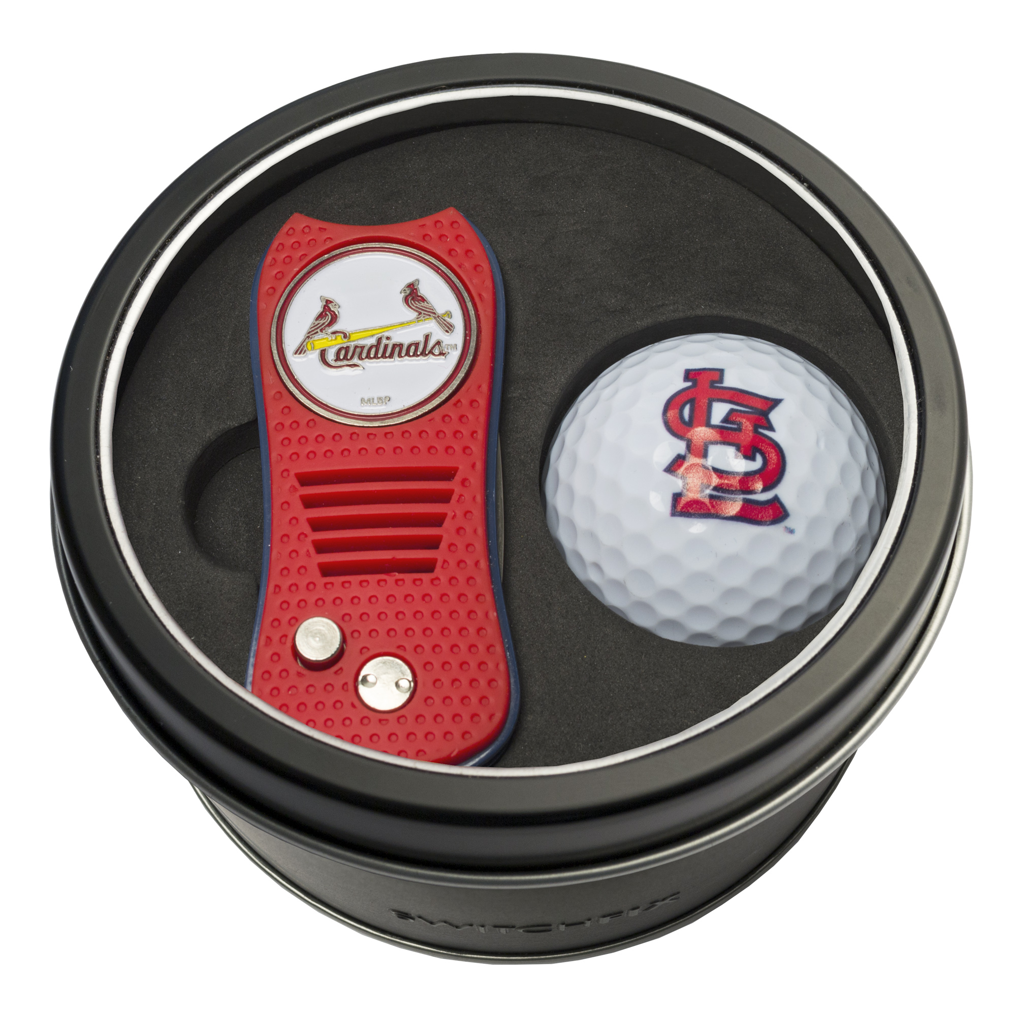 St. Louis Cardinals Switchfix + Golf Ball Tin Gift Set