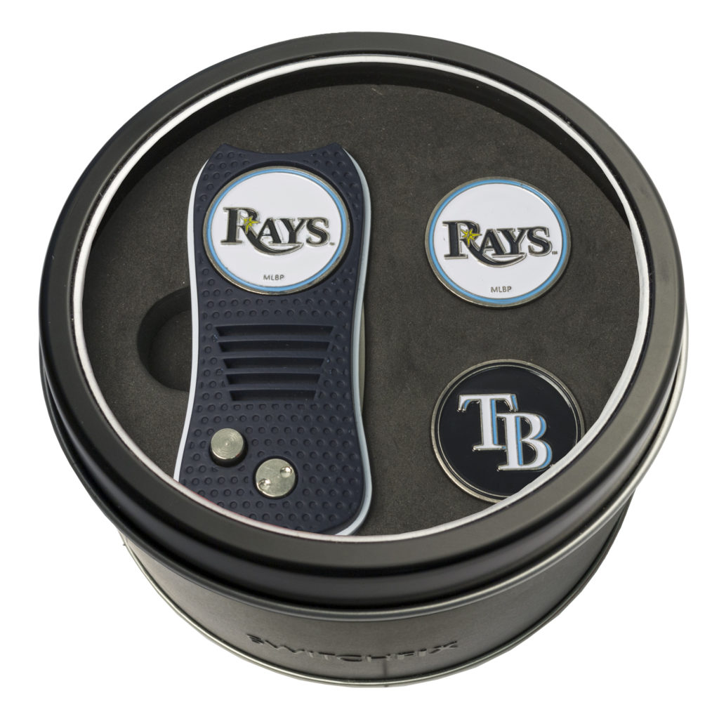 Tampa Bay Rays Switchfix + 2 Ball Marker Tin Gift Set