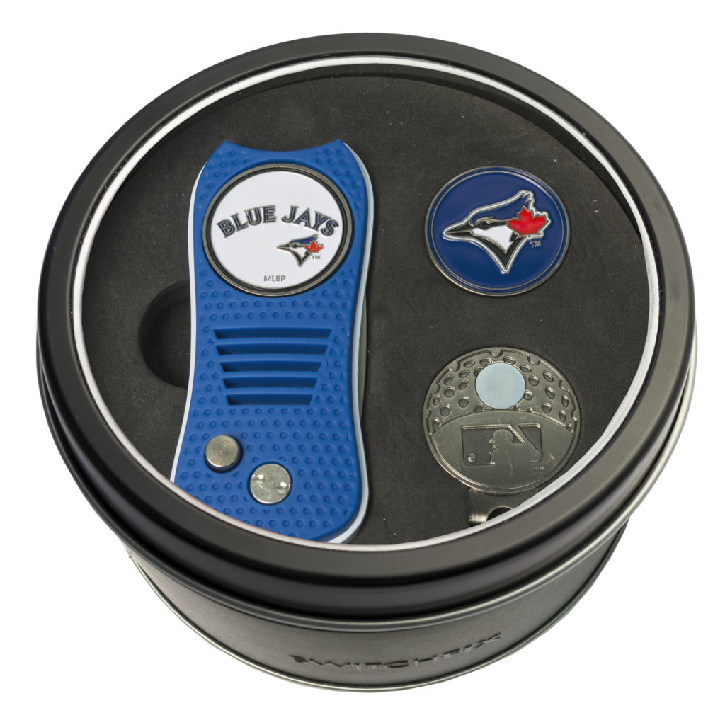 Toronto Blue Jays Switchfix + Cap Clip + Ball Marker Tin Gift Set