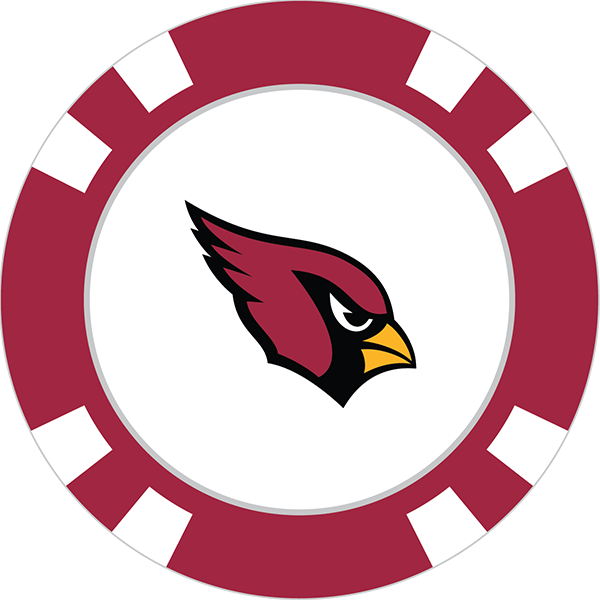 Arizona Cardinals Poker Chip Ball Marker