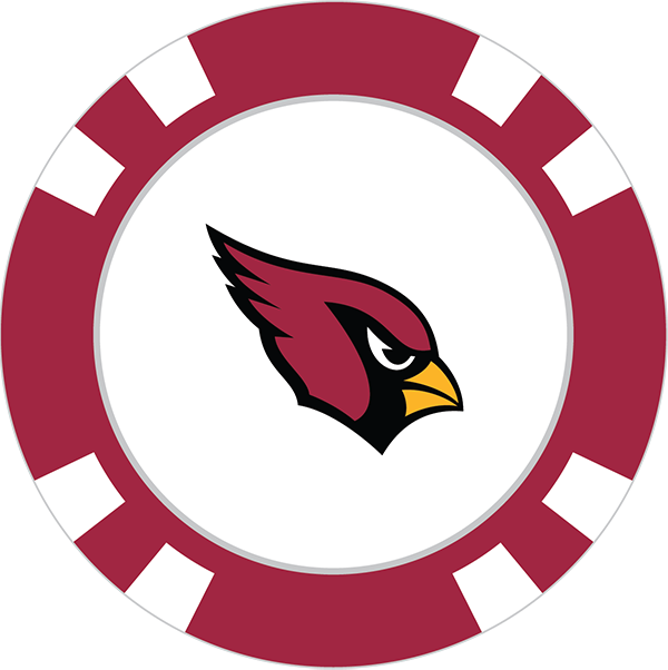 Arizona Cardinals Poker Chip Ball Marker
