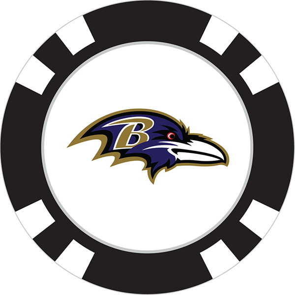 Baltimore Ravens Poker Chip Ball Marker