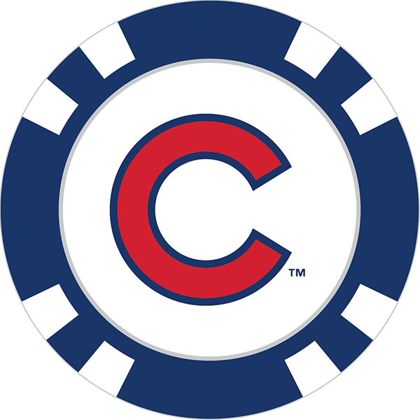 Chicago Cubs Poker Chip Ball Marker