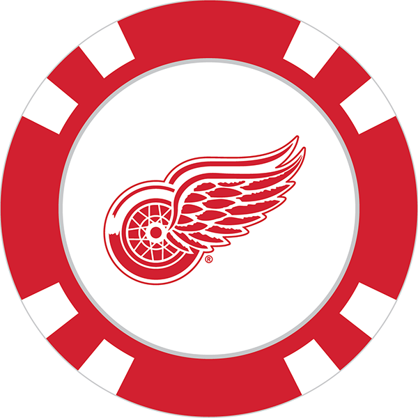 Detroit Red Wings Poker Chip Ball Marker