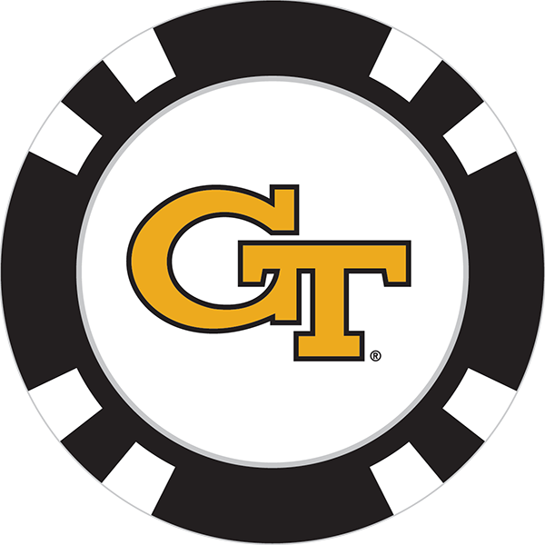 Georgia Tech Yellowjackets Poker Chip Ball Marker