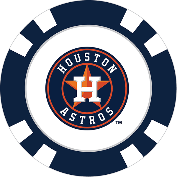 Houston Astros Poker Chip Ball Marker