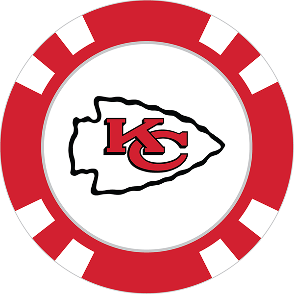 Kansas City Chiefs Poker Chip Ball Marker