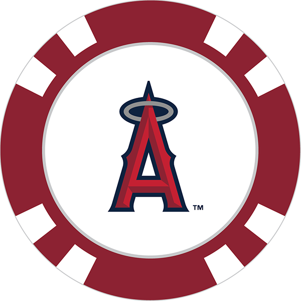 Los Angeles Angels Poker Chip Ball Marker