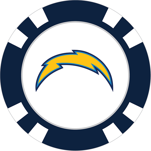 Los Angeles Chargers Poker Chip Ball Marker
