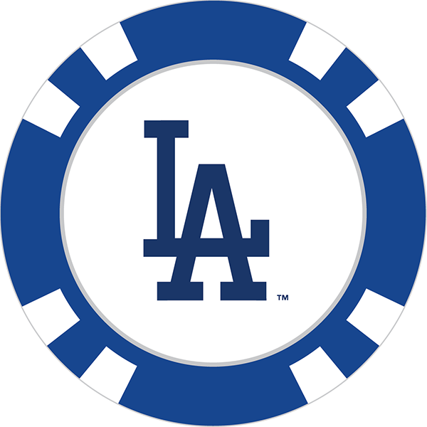 Los Angeles Dodgers Poker Chip Ball Marker