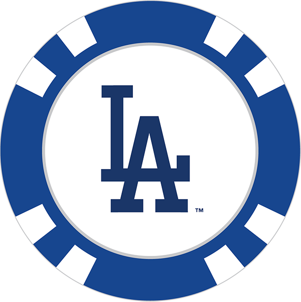 Los Angeles Dodgers Poker Chip Ball Marker