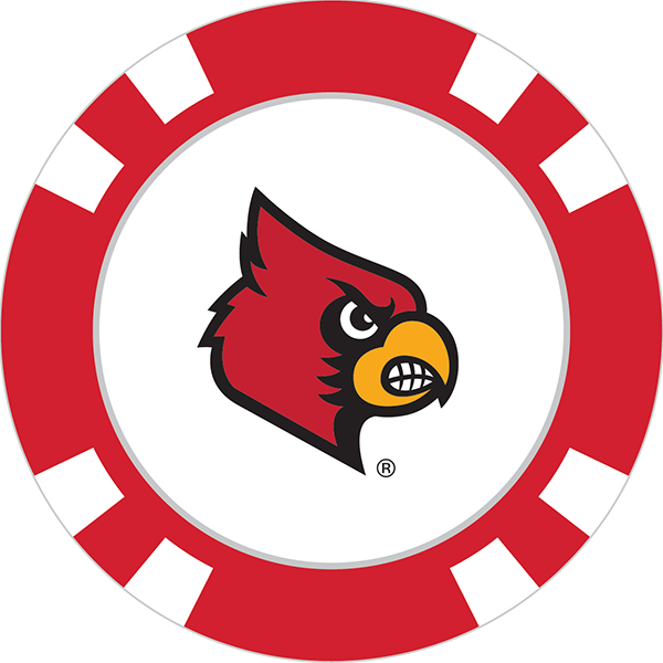 Louisville Cardinals Poker Chip Ball Marker