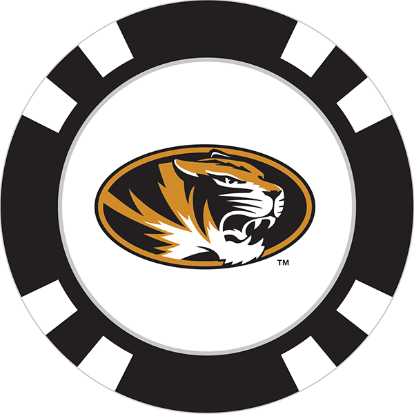 Missouri Tigers Poker Chip Ball Markers