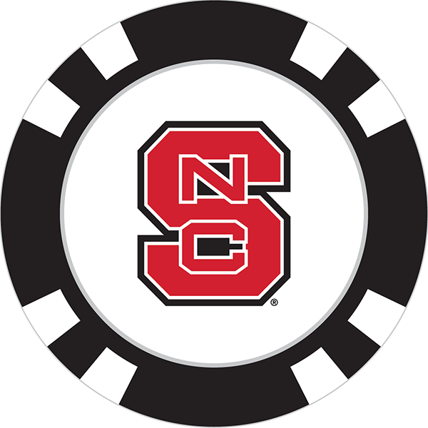 NC State Wolfpack Poker Chip Ball Markers