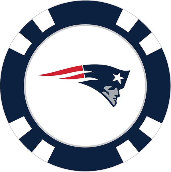 New England Patriots Poker Chip Ball Marker