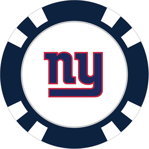 New York Giants Poker Chip Ball Marker