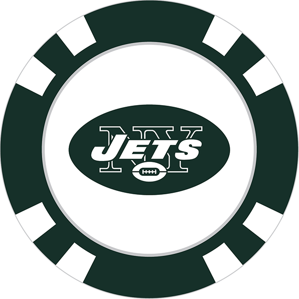 New York Jets Poker Chip Ball Marker