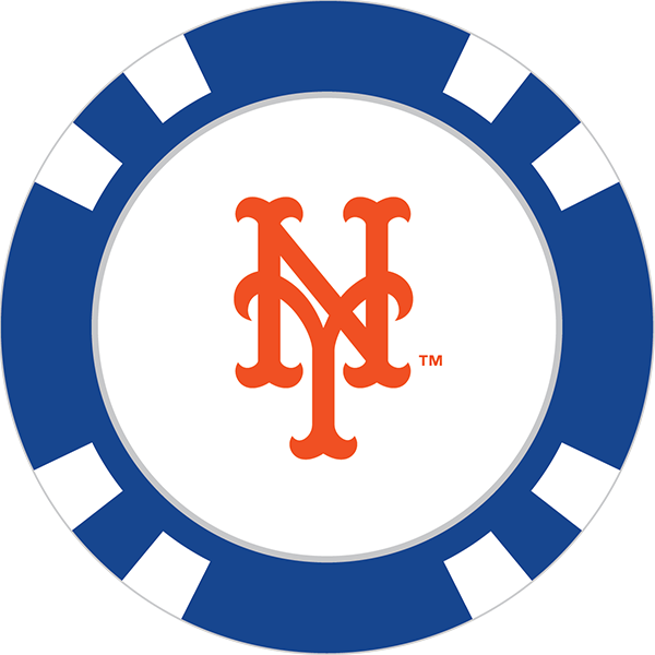 New York Mets Poker Chip Ball Marker