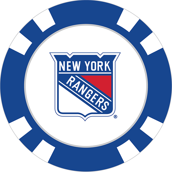 New York Rangers Poker Chip Ball Marker
