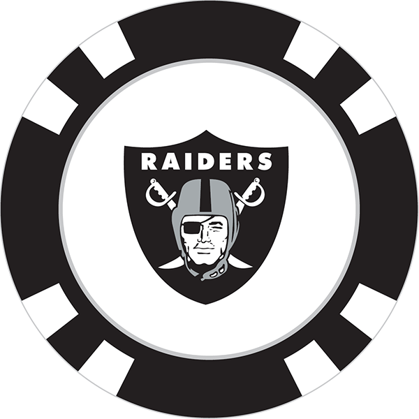 Oakland Raiders Poker Chip Ball Marker