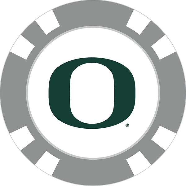 Oregon Ducks Poker Chip Ball Markers