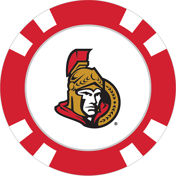 Ottawa Senators Poker Chip Ball Marker