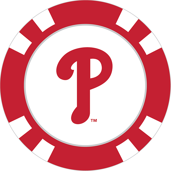 Philadelphia Phillies Poker Chip Ball Marker