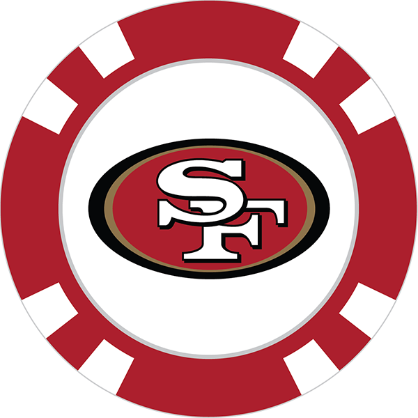San Francisco 49ers Poker Chip Ball Marker
