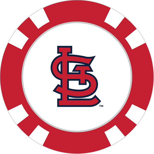 St Louis Cardinals Poker Chip Ball Marker