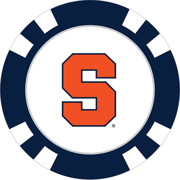 Syracuse Orange Poker Chip Ball Marker