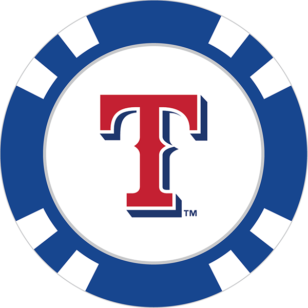 Texas Rangers Poker Chip Ball Marker