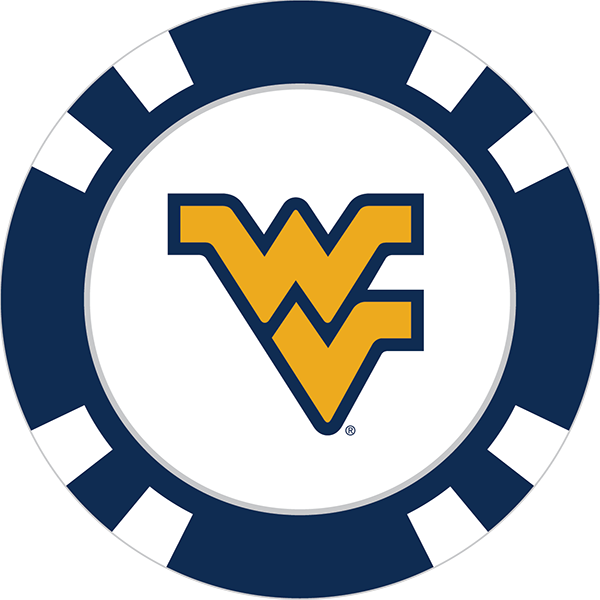 West Virginia Mountaineers Poker Chip Ball Marker